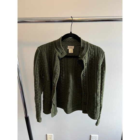 L.L. Bean Sweaters - VIntage L.L. Bean Knit Sweater Green Size XS